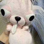 Funny Chihuahua Plush Keychain Cute Puppy Bag Charm Gift Toy