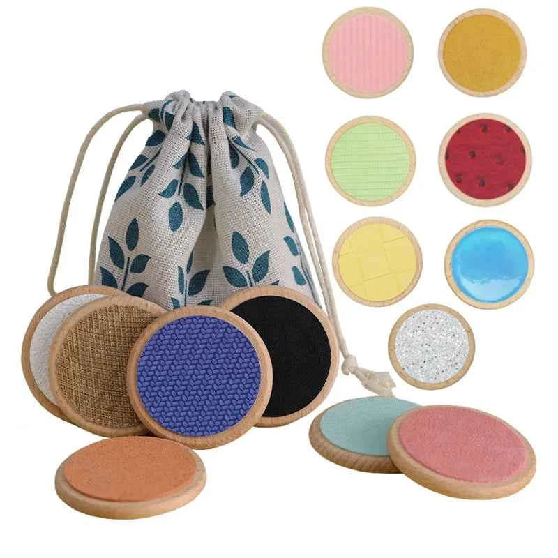 Montessori Tactile Board Matching Game for Sensory Learning Kids