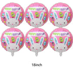 1pc,Large Easter Standing Balloon for Happy Easter Day Party Decorations 150cm Bunny Easter Egg Balloons Kids Party Favors