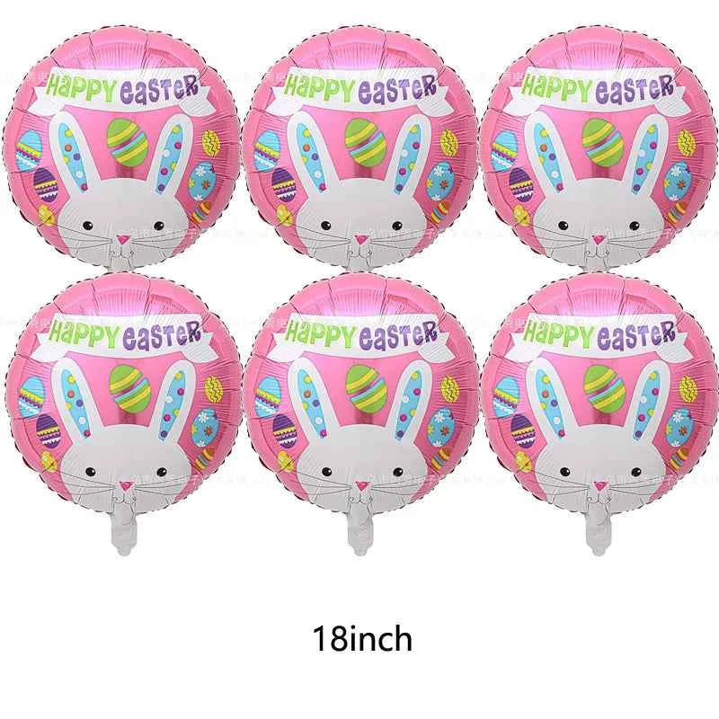 1pc,Large Easter Standing Balloon for Happy Easter Day Party Decorations 150cm Bunny Easter Egg Balloons Kids Party Favors