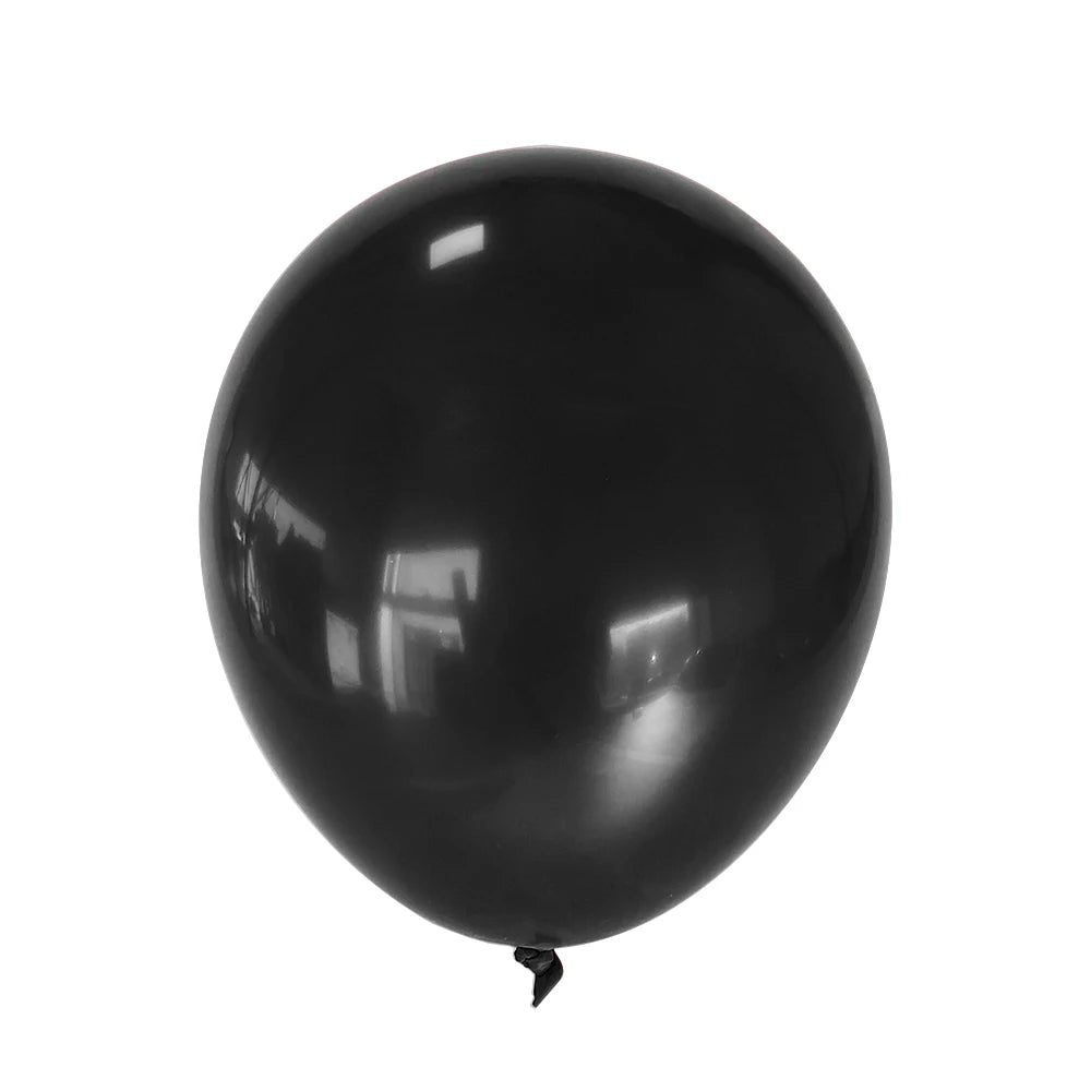 10- 100 pieces metal balloon Gold Silver Chrome Ballon Wedding Decoration white black Macaron Birthday Party Supplies 10 12 inch