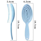 Relaxing Elastic Massage Comb Portable Hair Brush Massage Brush  Brushes Head Combs Scalp Massage Brush Wet And Wavy Bundl