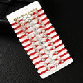 12Pcs/Set Evil Eye Bracelet Set for Both Men and Women Woven Red Bracelet Adjustable to Protect Friendship