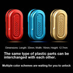 Pod Fidget Slider Metal Fidget Toys ADHD Tool Anti-anxiety Office Desk Toys Adult Stress Relief Toys Kids Gifts