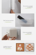 Heavy Duty Non Perforated Hanging Picture Strip - Easy to Use Non Trace Frame Adhesive Buckle Accessories Wall Hooks