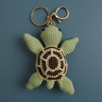 Ocean Series Animal Doll Crochet Keychain Handmaking Knitted Tropical Fish Keyrings Crochet Shark Doll Keychain Custom Accessory