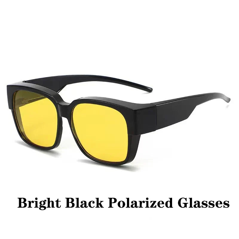 Fit Over Polarized UV400 Sunglasses for Prescription Glasses