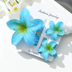 3Pcs/18Pcs Egg Flower Hair Clips Gradient Candy Color Flowers Suitable for Daily Backcombed Ponytail Shark Clip Hair Accessories