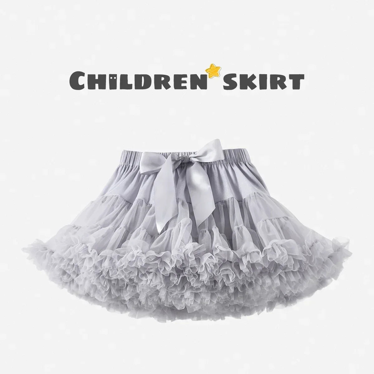 Baby Girls Tutu Fluffy Skirt Toddler Princess Ballet Dance Tulle Mesh Skirt Kids Cake Skirt Cute Girls Clothes Pettiskirt Skirt