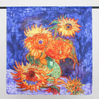 100% Natural Silk Scarf Women Luxury Brand Digital Print Flowers Silk Pashmina Shawl Female Long Bandana Foulard 2020 Oversize