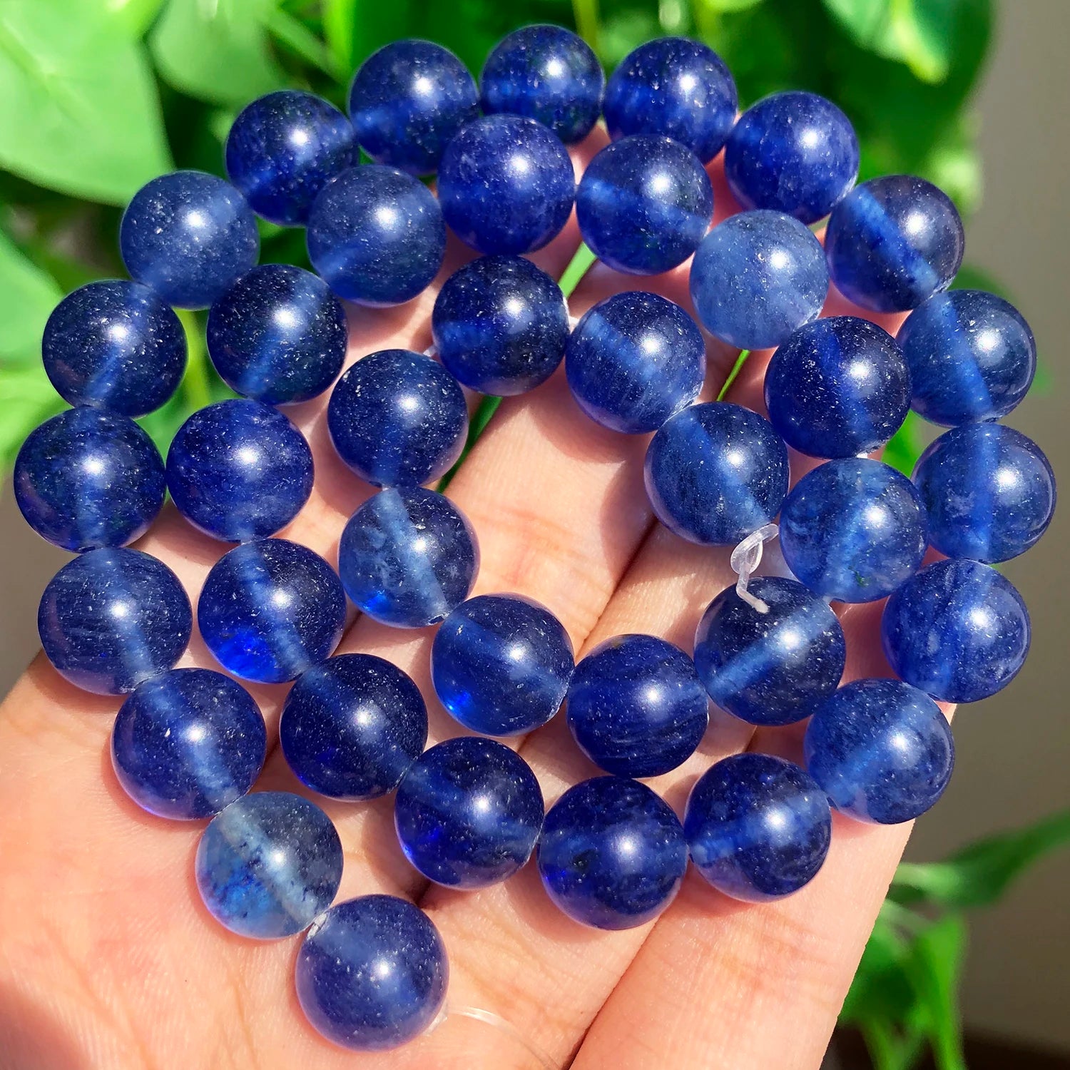 Natural Stone Beads Lapis Lazuli Round Loose Stone Beads For Jewelry Making DIY Bracelet Earrings Accessories 15'' 4/6/8/10/12mm