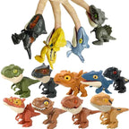 Jurassic Finger Dinosaur  Tyrannosaurus Model Toys for Kids Finger Biting Dinosaurs Movable Joints Dinosaur Toy for Boy Gift