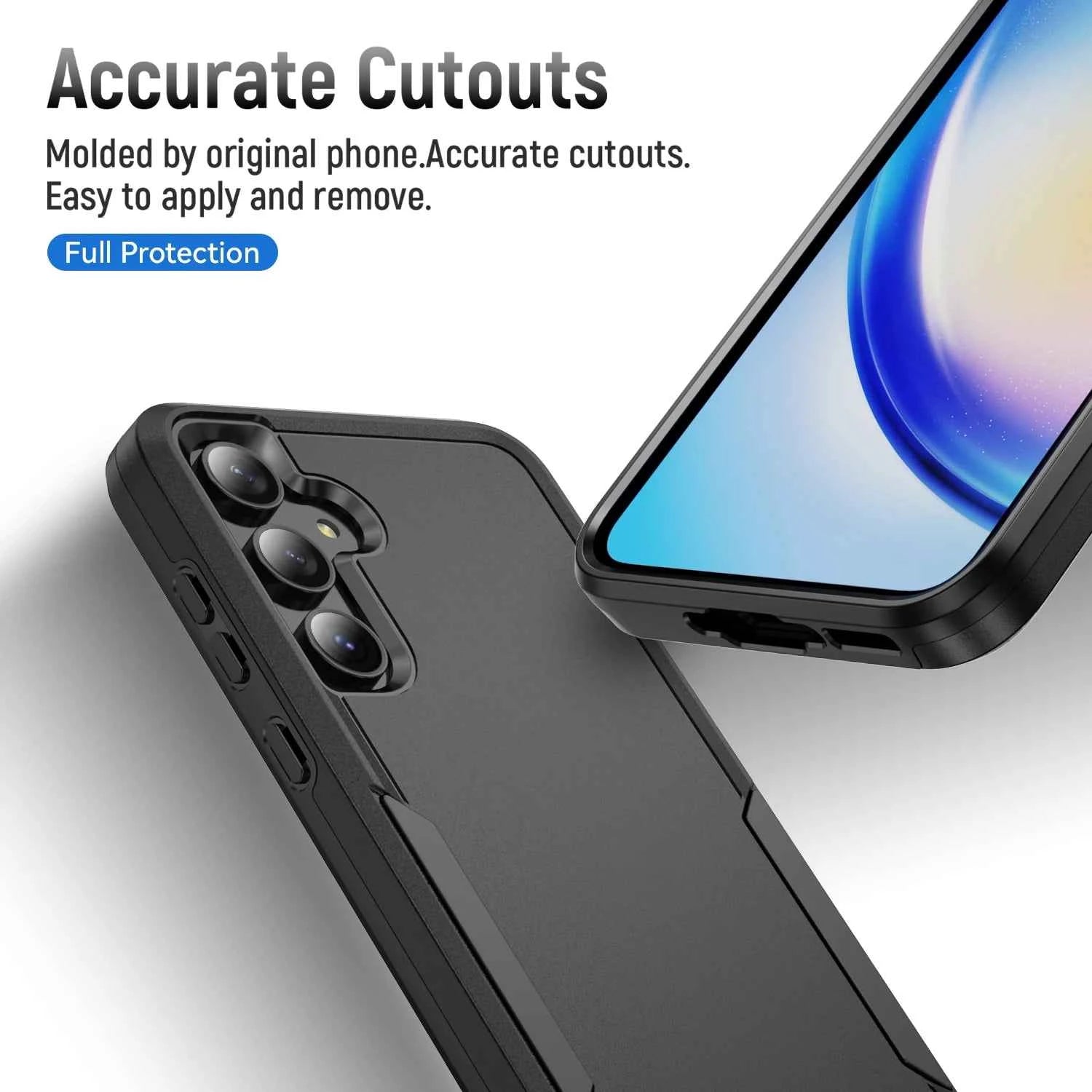 Military Grade Cases for Samsung Galaxy S25 FE S22 S23 S26 Plus S24 FE Ultra Edge A57 A17 A54 A16 5G A56 A55 A35 A15 Armor Case