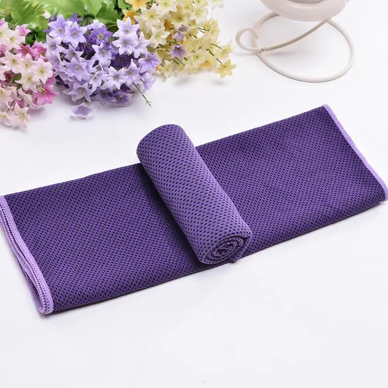 Circular Silicone Wrapped Cold Towel Cooling Towel Quick Drying Microfiber Towels Beach Accessories Towel Sport Fitness 2026