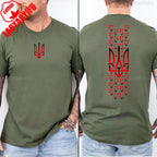 Ukraine Shirt UNISEX Ukraine Flag Shirt Symbol Tryzub Ukrainian Patriotic Shirt Summer Camisetas Nostalgia Street Fashion Tops