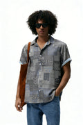 Men's Fashion Street Short-Sleeve Shirt High-Definition Pattern 3D Printed Shirt Hawaiian Outdoor Party Social Men's Clothing