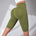 Cellulite 3D  Biker Shorts, High Waisted Butt Lifting Tummy Training Control, 8" Anti Cellulite workout shorts for Gym