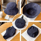 Outdoor Fisherman Hat Women Summer Sun Anti-UV Protection Camping Hiking Mountaineering Caps Men's Panama Fishing Bucket Hat