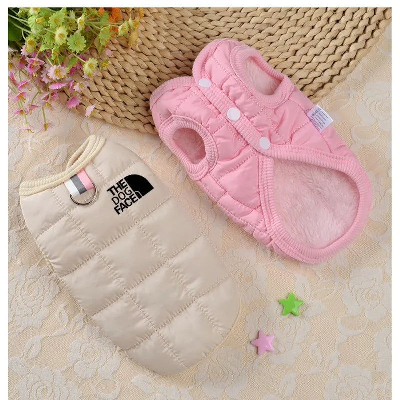 Designer Trendy Dog Clothes – Winter Warm Pet Coat for Small & Medium Dogs