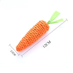 Cat toys self-entertainment carrot teething and cat teasing sticks, bite-resistant and scratch-resistant teething and clawing