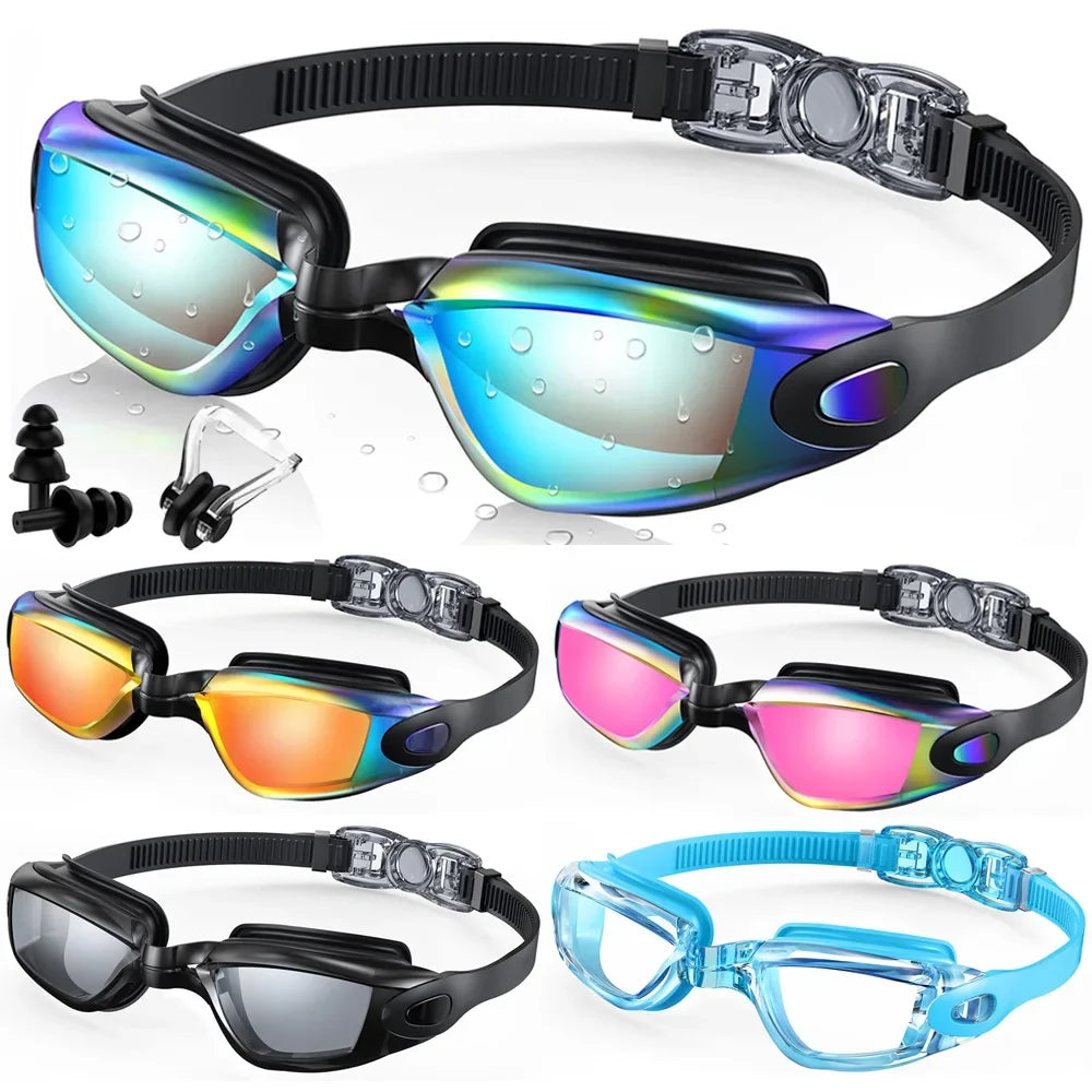 Professional Anti-Fog Waterproof Swimming Goggles with UV Protection