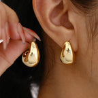 Simple French Style Geometric Earrings For Women Fashion Luxurious Drop Earring Daily Party Vacations Jewelry Gifts 2025 New