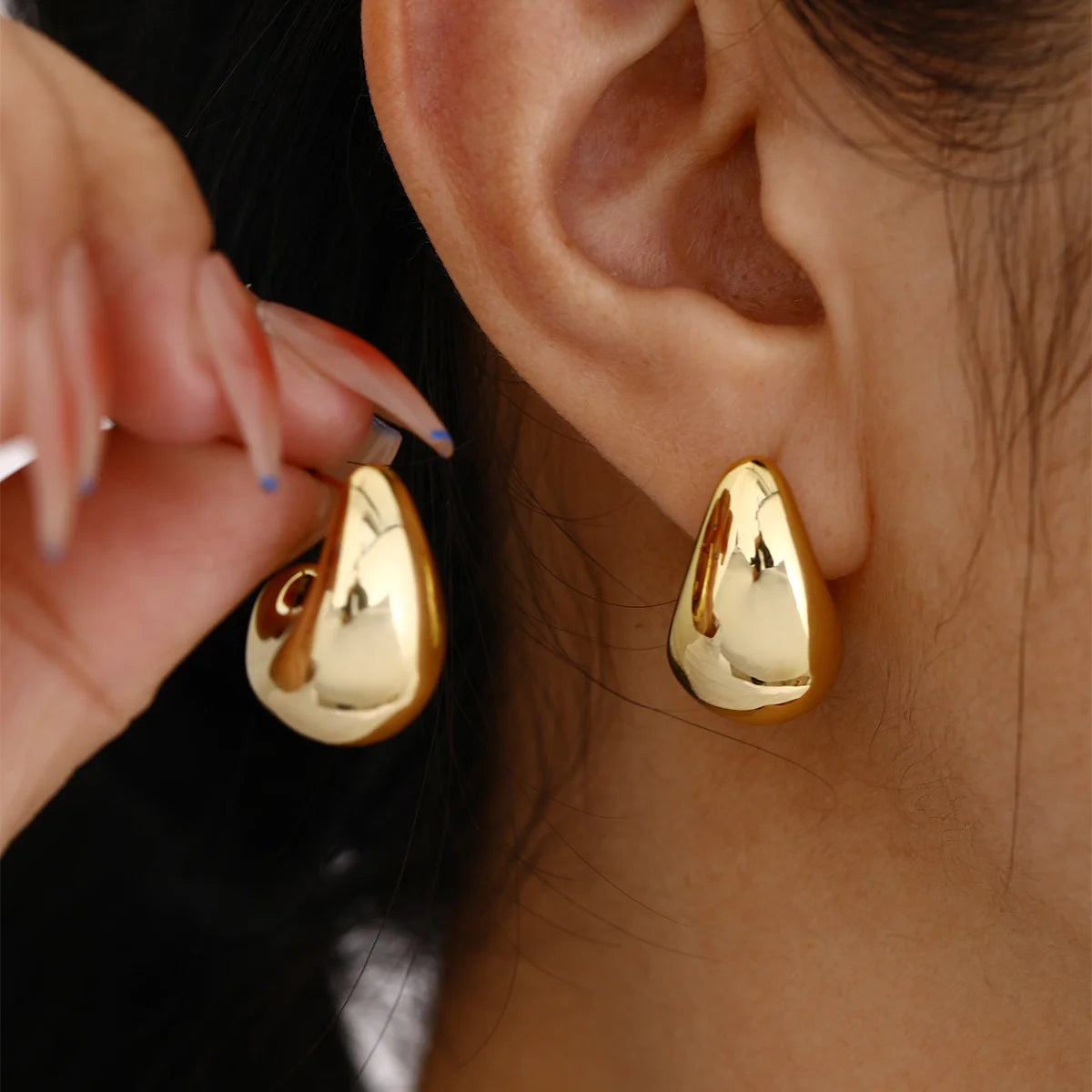 Simple French Style Geometric Earrings For Women Fashion Luxurious Drop Earring Daily Party Vacations Jewelry Gifts 2025 New