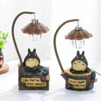 Creativity LED Desk Lamp Anime Totoro Cartoon with Bulbs Night Light for Bedroom Bedsides Desktop Ornament Gift Figure Decor