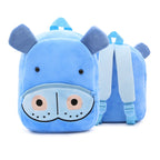 Cute Cartoon Animal Plush Backpack Soft Children Kindergarten Schoolbag Toddler Travel Bag Gift For Girls Boys