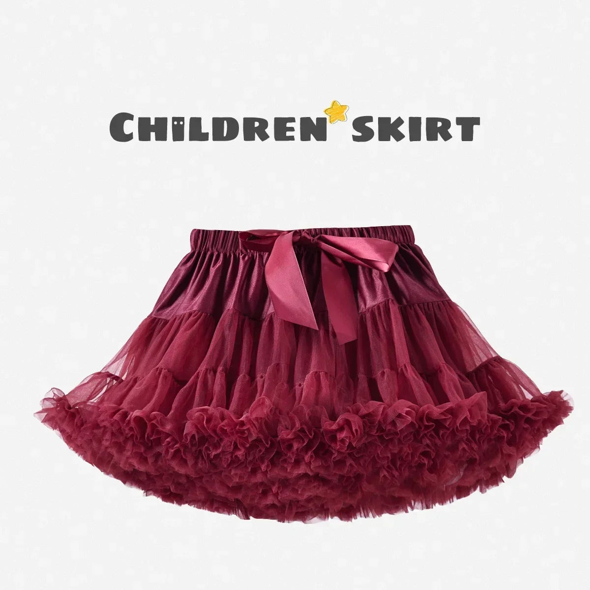 Baby Girls Tutu Fluffy Skirt Toddler Princess Ballet Dance Tulle Mesh Skirt Kids Cake Skirt Cute Girls Clothes Pettiskirt Skirt