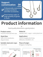 2mm Adjustable Steel Cable Suspension Kit, Heavy-Duty Hook for Steel Wire Rope Capable of Bearing 30kg, Extendable Clothesline