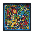 High Quality Skull Chimpanzees Print Cashew Hip Hop Cotton Square Bandana Scarf Riding Headband Paisley Gifts For Men Unisex