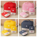 3PCS Portable Medical First Aid Kit Organizer Travel & Emergency Storage Bags
