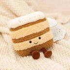 Cute Dessert Series Plush Toy Stuffed Food Cake,Egg Tart,Waffle,Pancake,Macaron,éclair Soft Doll Home Decor Gift for Children