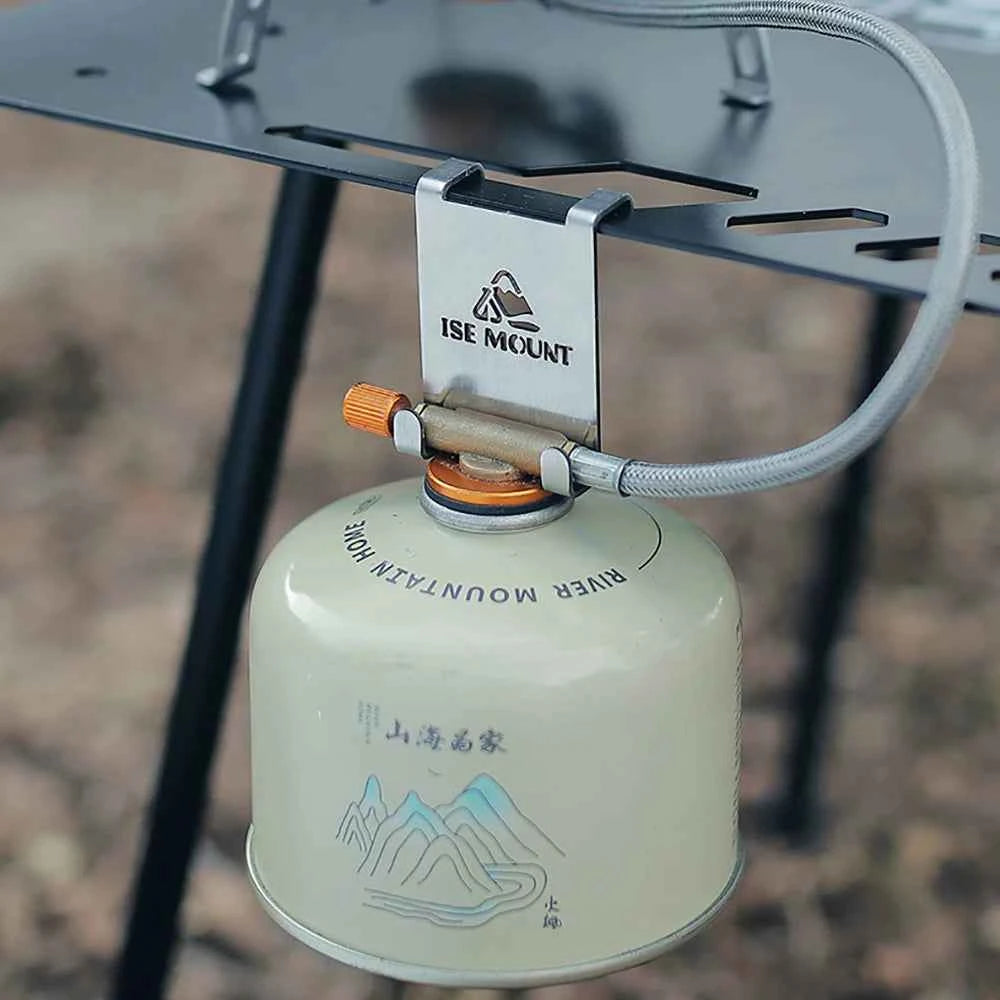 New Outdoor Canister Hanging Hook Metal Butane Gas Tank Hanger Clip Portable Tank Hanger Hook Camping Accessories Outdoor Tool