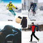 Fashion Black Woven Velvet Touch Screen Gloves Warm Winter Typing Gloves Sensitive Touch for Men Women Daily Outdoor Use