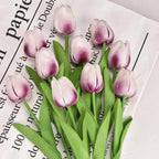 3/5/10/15/20pcs Tulips Artificial Flowers Real Touch Flower Bouquet Tulips Fake Flower for Wedding Home Decoration