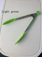 Anti-Slip Stainless Steel Cooking and Serving Tongs for Kitchen
