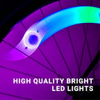 Bike Wheel Spoke Light Tire Lights 3 Modes LED Waterproof Bike Safety Warning Easy To Install Bicycle Accessories