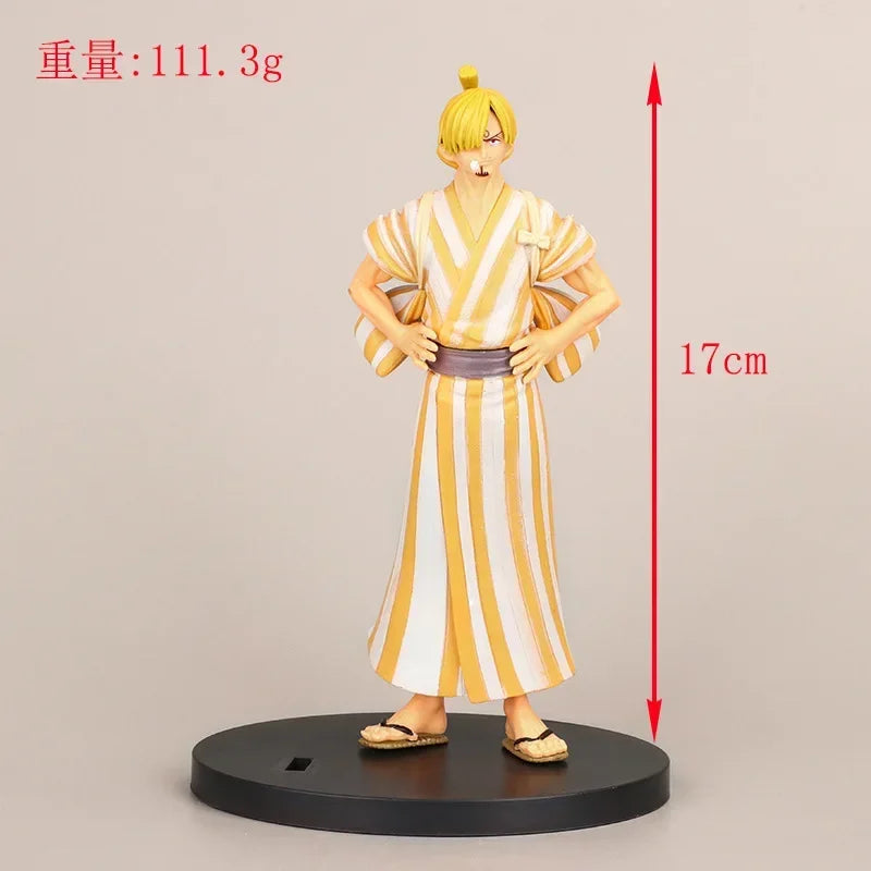 One Piece Anime Figures 18CM – Luffy, Zoro, Chopper & Nami