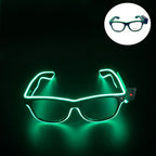 New Cool Wireless Glowing LED Light Up Glasses For Rave Festival Party Luminous Neon Mosaic Sunglasses Club Disco Eye Glasses