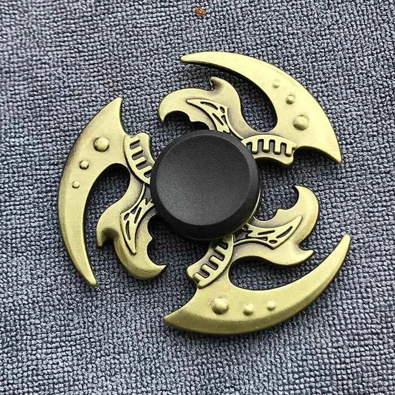 New Bronze Metal Alloy Fidget Spinner R188 Mute Bearing Hand Spinner Fingertip Gyro Stress Relief Toys For Kids Adult