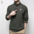 SBWL Autumn High Quality Men's Running Fitness Outdoor Sportswear Fashion Business Casual Breathable Long Sleeve T-Shirt Tops