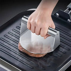 Heavy Duty Stainless Steel Smash Burger Press – BBQ Patty Smasher & Meat Press Tool