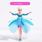 Little Princess Rotating Luminous Helicopter Doll Dancing Plane Gesture Induction Flying Toy Christmas Gift Holiday Gift