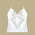 NCLAGEN Longline Strappy Top Sports Yoga Vest Women's Fitness Tank Top Gym Beautiful Open Back Bra Running Workout Halter