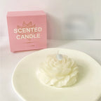 3D Peony Aromatherapy Candle - Creative Flower Shape, Wedding Decor Gifts Box & Valentine's Day Scented Souvenir Ornament