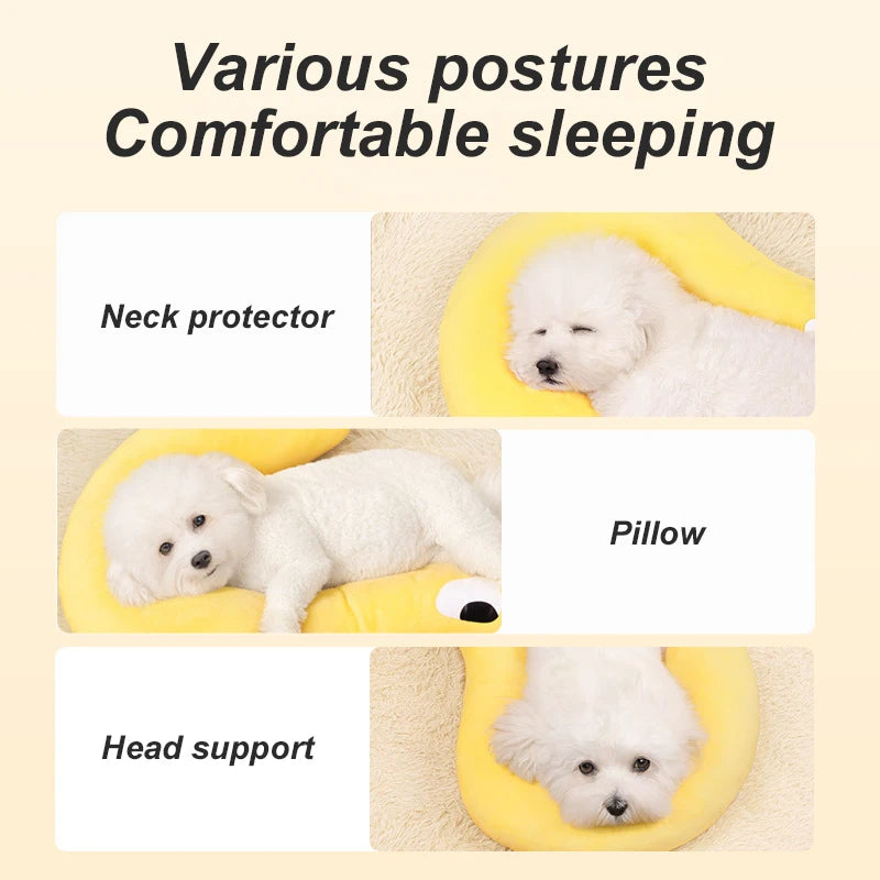 Pet U-Shaped Neck Pillow for Dogs & Cats