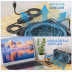 5V USB Router Fan 80mm 92mm 120mm 140mm DIY TV Box Ball/Sleeve Cooler & Protective Net Desktop Cooling Fan