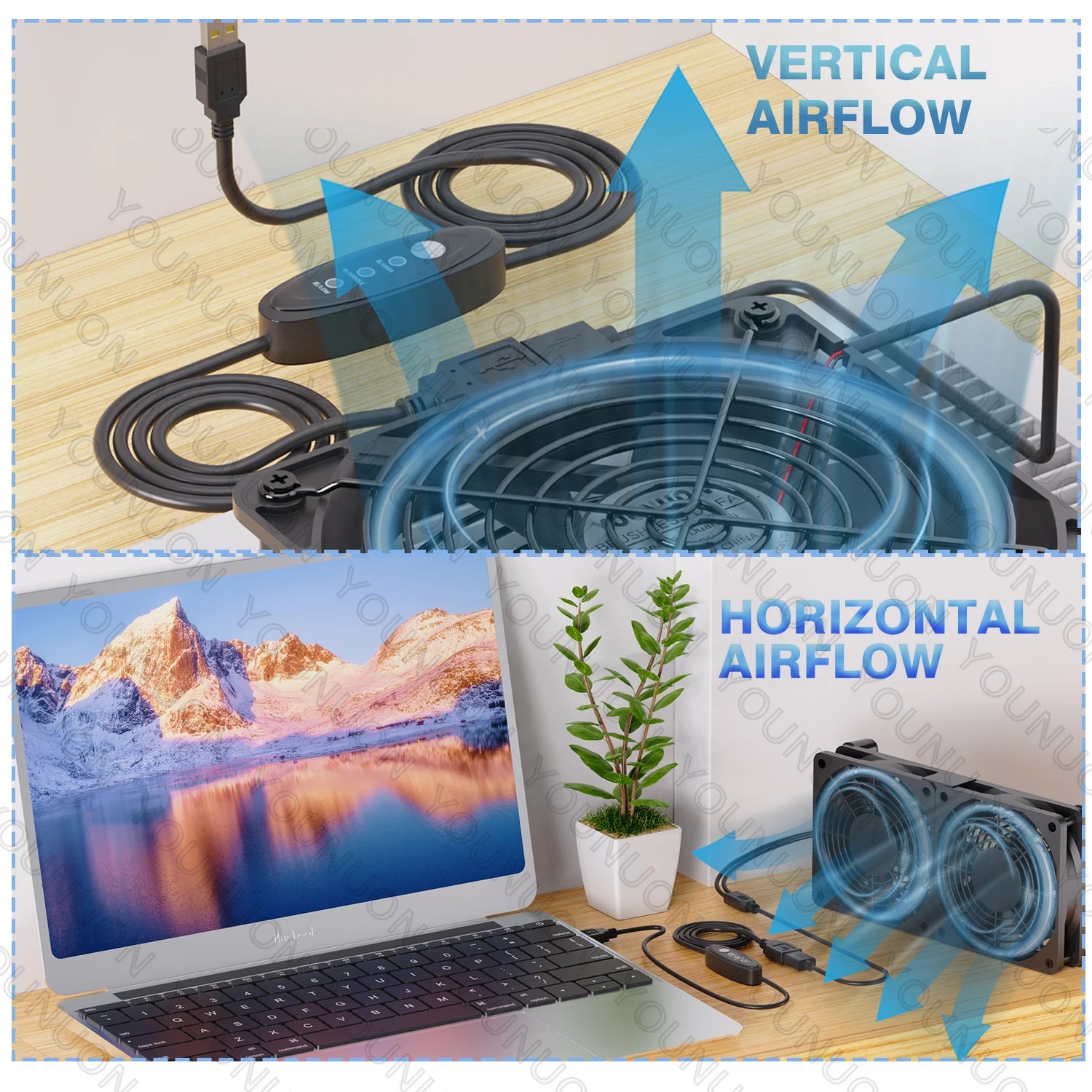5V USB Router Fan 80mm 92mm 120mm 140mm DIY TV Box Ball/Sleeve Cooler & Protective Net Desktop Cooling Fan